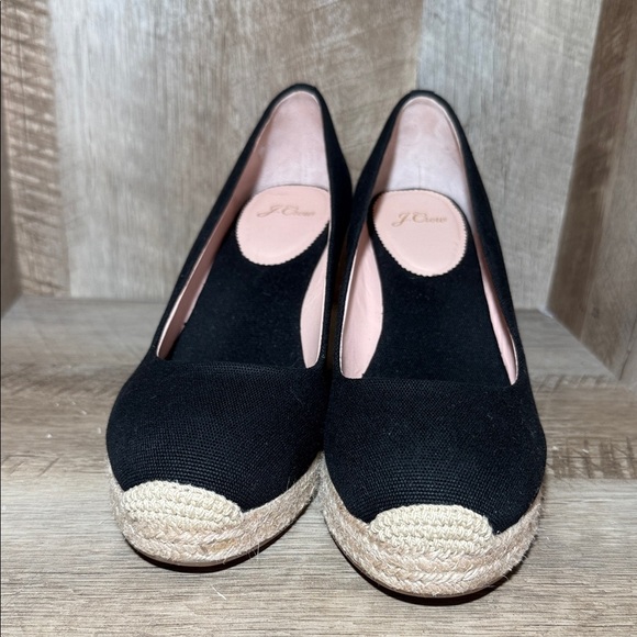 J Crew Seville espadrille wedges in canvas - Picture 4 of 10